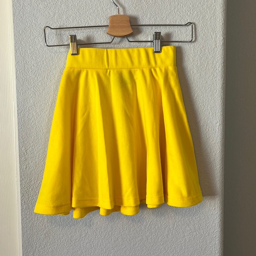 Yellow Skater Skirt
